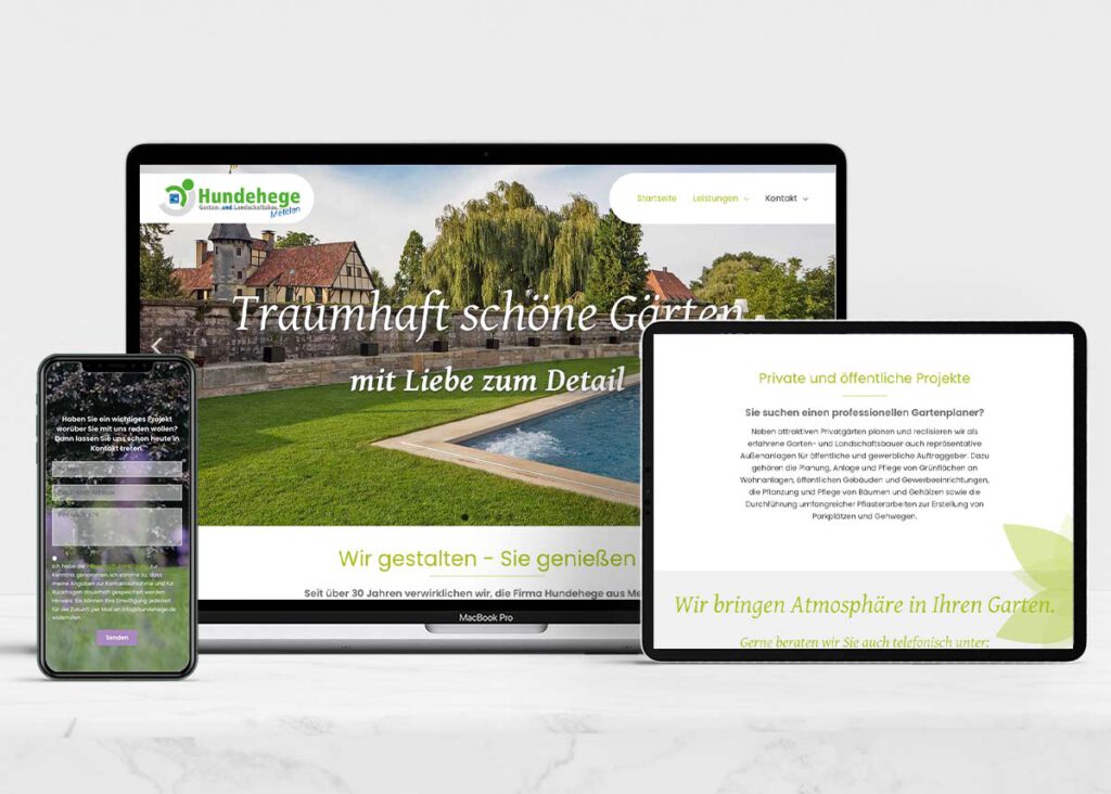 Caroline Goltz – Gestaltung des Internetauftrittes